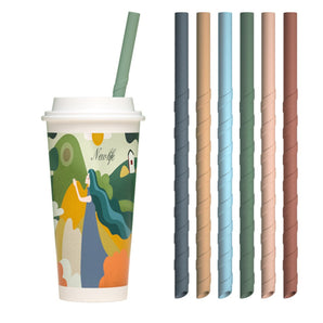 Silicon Reusable Straws For HOT/COLD Drinks