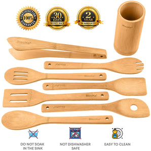 Bamboo Kitchen Utensils Set