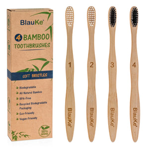 Bamboo Toothbrush Set