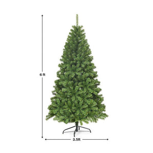 Christmas Tree 6Ft 650 Branch Tips Artificial Christmas Decorations